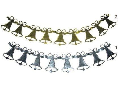 Girlanda vánoční se zvonečky 3 metry