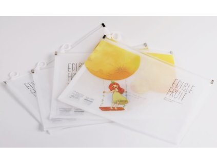 Kapsa se zipem  B4  rozšířená ECO STYLE EDIBLE FRUIT 024