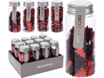 Konfety 40g červené  mix 4 designy