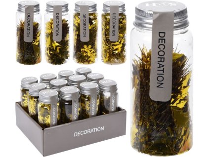 Konfety 40g zlaté 40g mix 4 designy