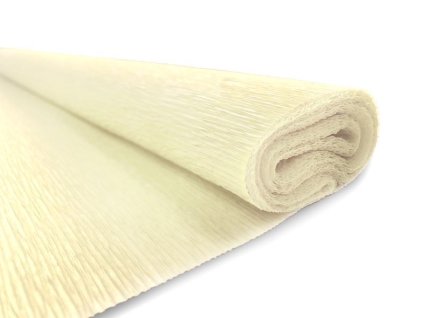 Krepový papír 200x50cm 02 Krémový