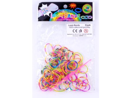 Loom Bands silikonové gumičky Klasik