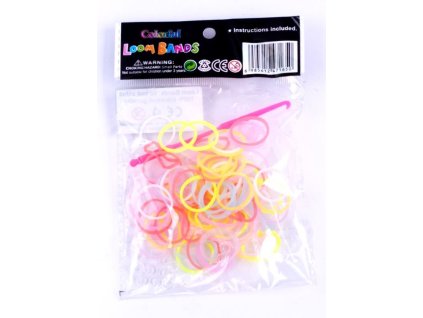 Loom Bands silikonové gumičky Neon