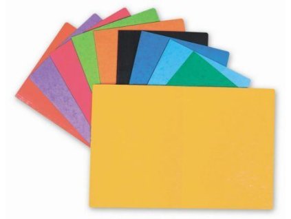 Mapa 253 HIT prešpán, mix barev, bez gumy