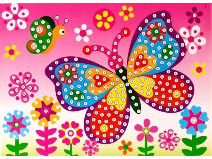 Mozajkový obrázek nalepovací kamínky