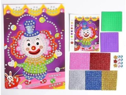 Mozajkový obrázek pěnové nalepovací kostičky