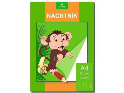 Náčrtník A4 40 listů Stepa