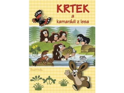 Omalovánky A4 Akim Krtek a kamarádi z lesa