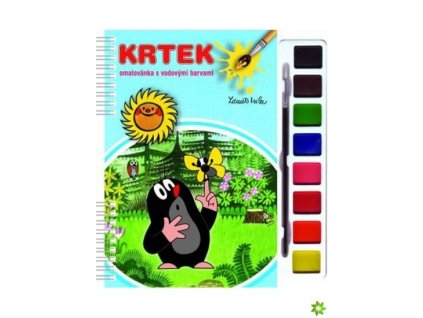 Omalovánky s vodovkami Krtek