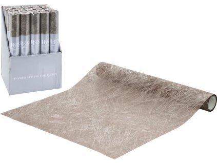 Organza Decopaper 28x250cm natur se zlatým nádechem 5AS