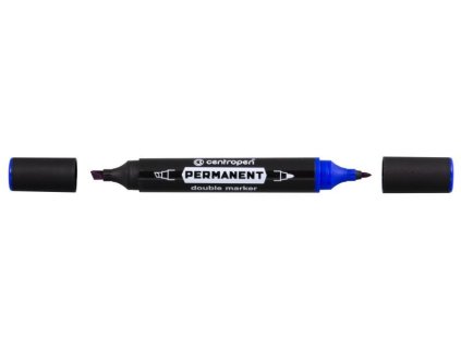 Popisovač Centropen 1666 modrý pernament double
