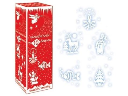 Sníh - sprej 150ml + 10 šablon