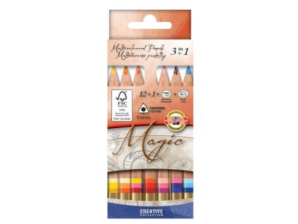 Souprava pastelek Koh-i-noor MAGIC 3HR TR 11 3404 N 12+1 FSC 100%  3404N15001KS