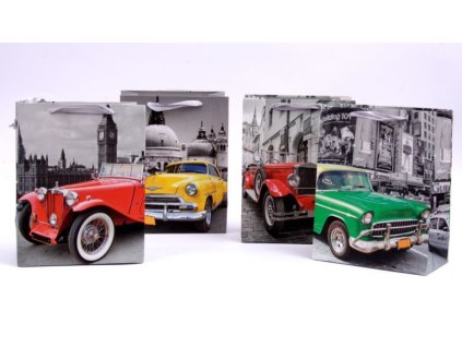 Taška dárková auta 1778 S 180x230x100mm