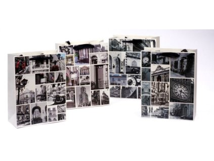 Taška dárková města 6130 M 320x280x100mm