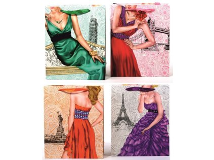 Taška dárková města ženy 9170 S 230x180x80mm 74112