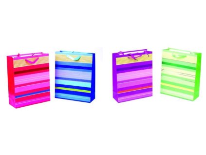 Taška dárková vlnky 917202 L 440x320x130mm