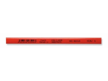 Tužka Koh-i-noor 1536, tesařská, červená