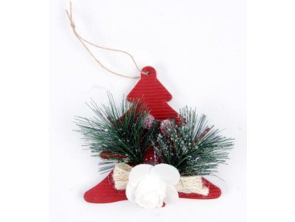 Vánoční dekorace Kraft stromek 9418, výška 10cm