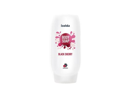 ISOLDA Black cherry body soap 550ml CLICK&GO