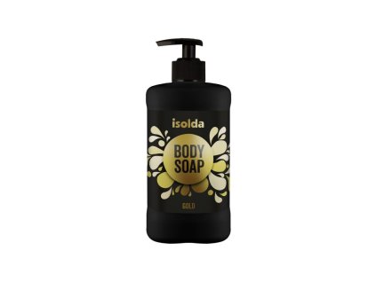 ISOLDA Gold body soap 400ml láhev