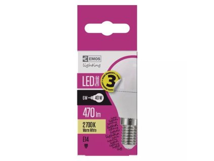 LED žárovka Classic Mini Globe / E27 / 5 W (40 W) / 470 lm / teplá bílá