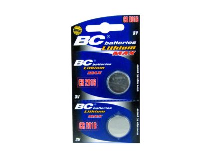Lithiová knoflíková 3V baterie CR 2016 2ks