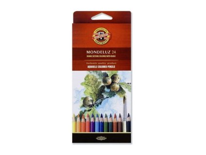 Souprava pastelek akvarelových Koh-i-noor 3718 24 plody  3718024001KS