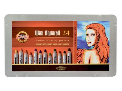 Souprava tužek wax akvarelových 8284 24 Kooh-i-noor 8284024001PL