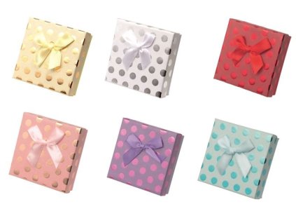 Dárková krabička 9x9x3cm Laser Dot