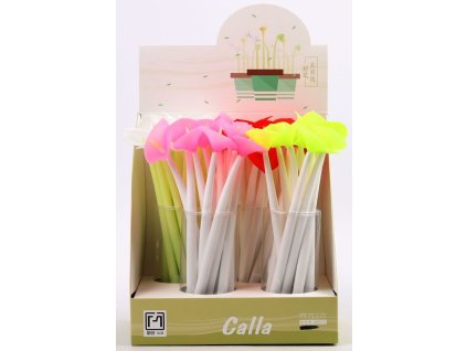 Gelová tužka Z18210 Calla 0.5mm Silicon (Varianta Zelenobílá)