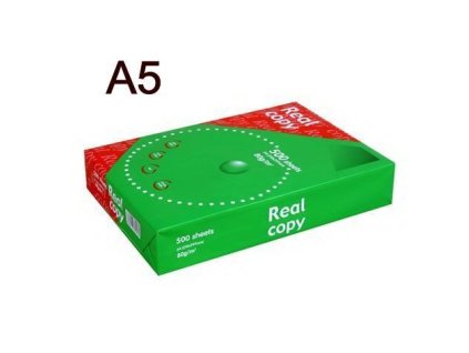Kancelářský papír A5 /80g/500ls  Real Copy