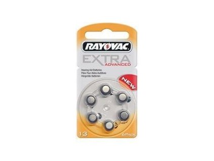 Baterie Rayovac Extra Advanced ZA13 (6 ks/BL) do naslouchdel