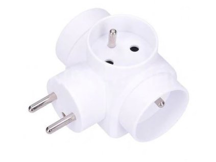 Trojitý rozdělovač pro zásuvku RW3 AC 230V