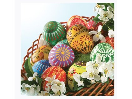 Papírové ubrousky velikonoční, třívrstvé 33 x 33 cm, 20 ks Daisy SD_OG_004101