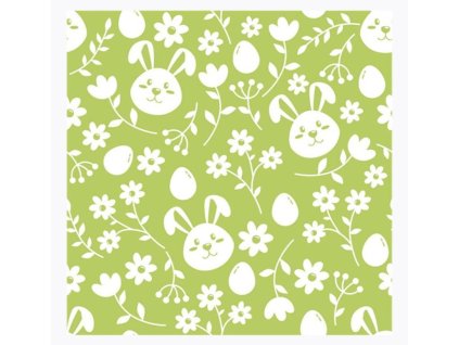 Papírové ubrousky velikonoční, třívrstvé 33 x 33 cm, 20 ks Daisy SD_WL_012401