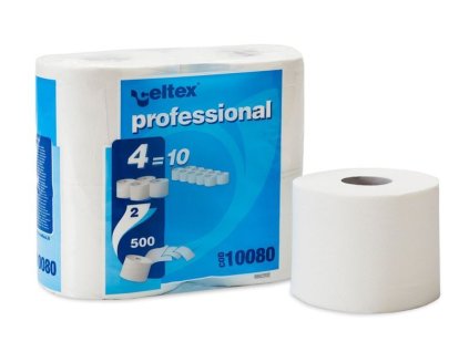 Celtex Compact toaletní papír konvenční role 2vrstvý celulóza 55 m 4 role