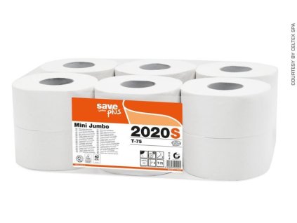 Celtex SavePlus toaletní papír mini jumbo 195 2vrstvý celulóza 150 m 12 rolí