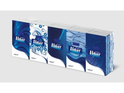 VELVET Hygienické kapesníky Original 4-vrstvé 10ks