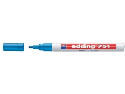 Lakový popisovač EDDING 751, světle modrý