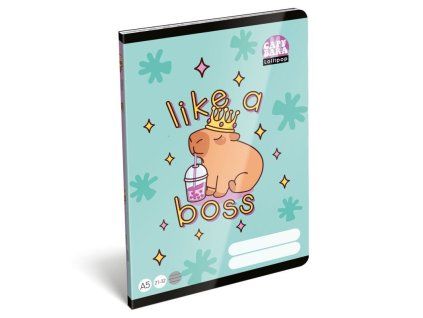 Sešit školní A5 linka 32listů LOLLIPOP CAPYBARA