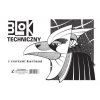 Blok technický A3 černé čtvrtky 10 listů 170g