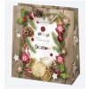 Dárková taška Vánoční  155x155x80mm T2_GW_22 mix