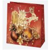 Dárková taška Vánoční  155x155x80mm T2_GW_22 mix