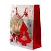 Dárková taška vánoční Christmas tradition L 30x41,5x12cm