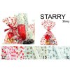 Dárkový sáček průhledný Starry 20x32cm 50ks stříbrný