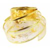 Dekorativní stuha vánoční Organza Gold 3,8cm x 275cm 0830