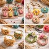 Polyraffia kreativní set (mix barev, 10 m klubíčka)