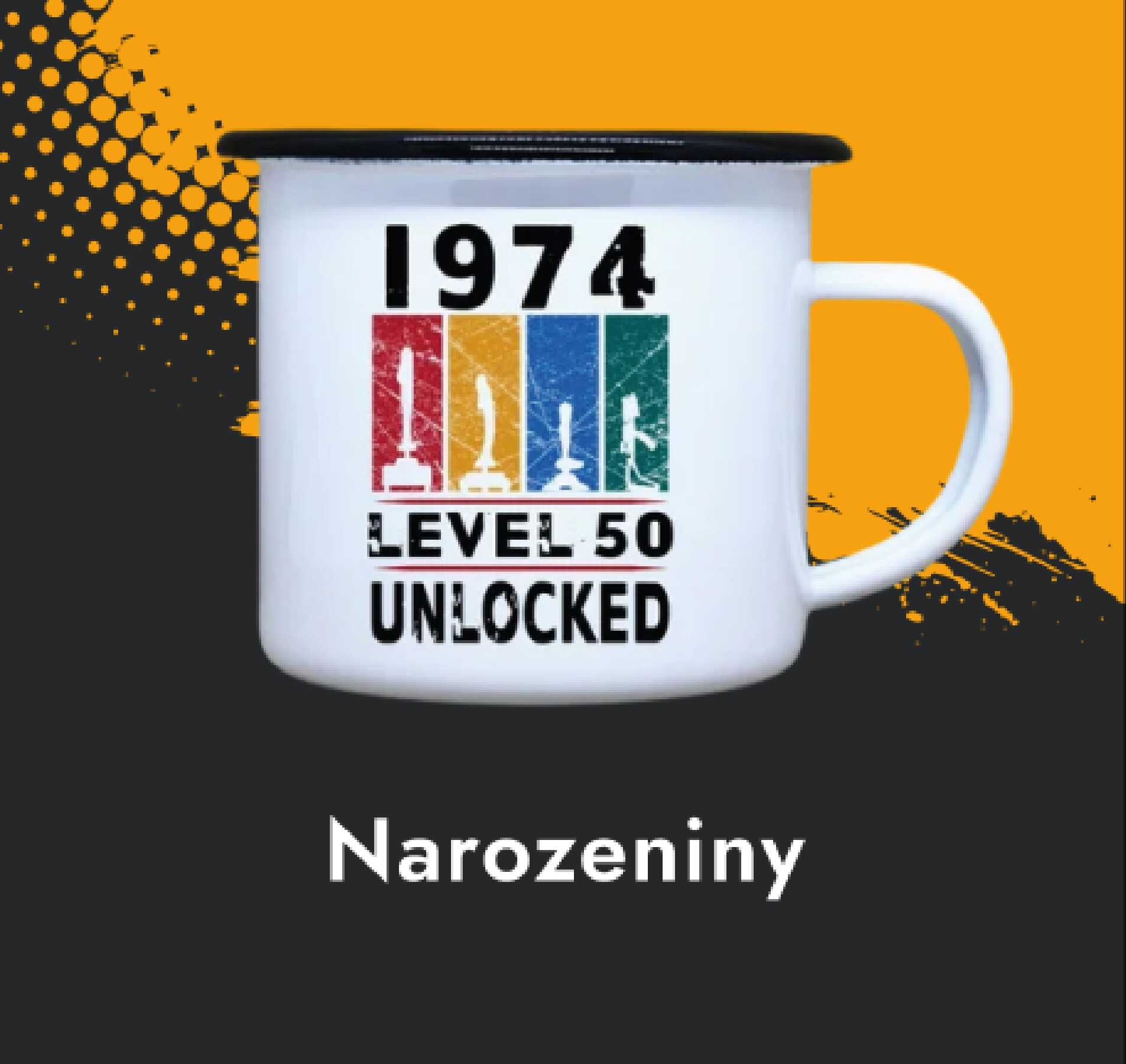 Dárky s potiskem k narozeninám