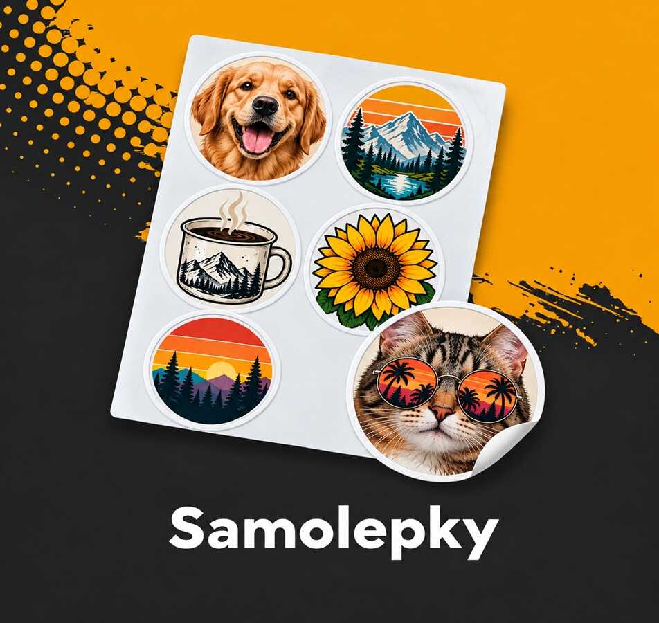 Samolepky s vlastním motivem